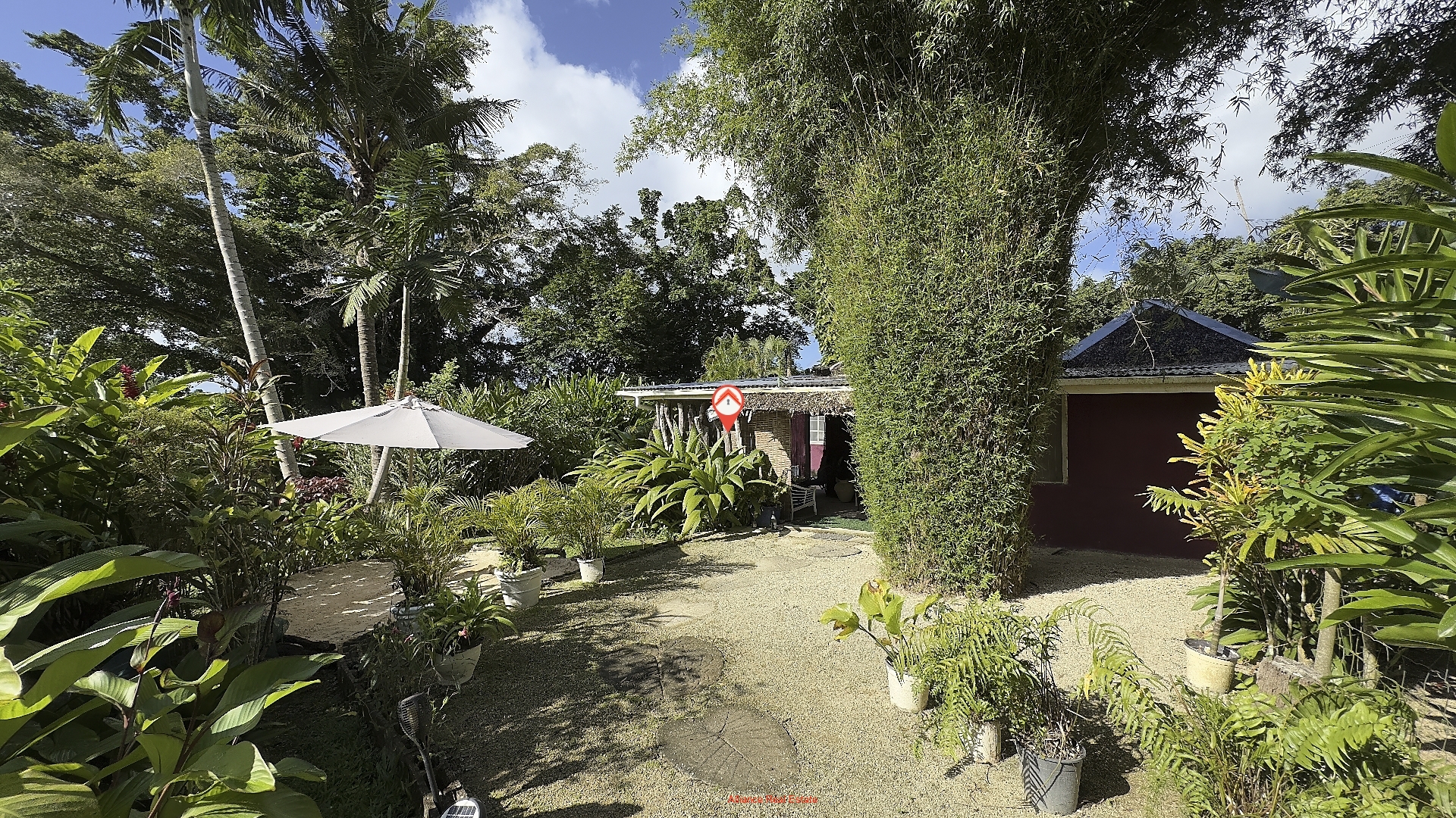 River-side cottage and farm