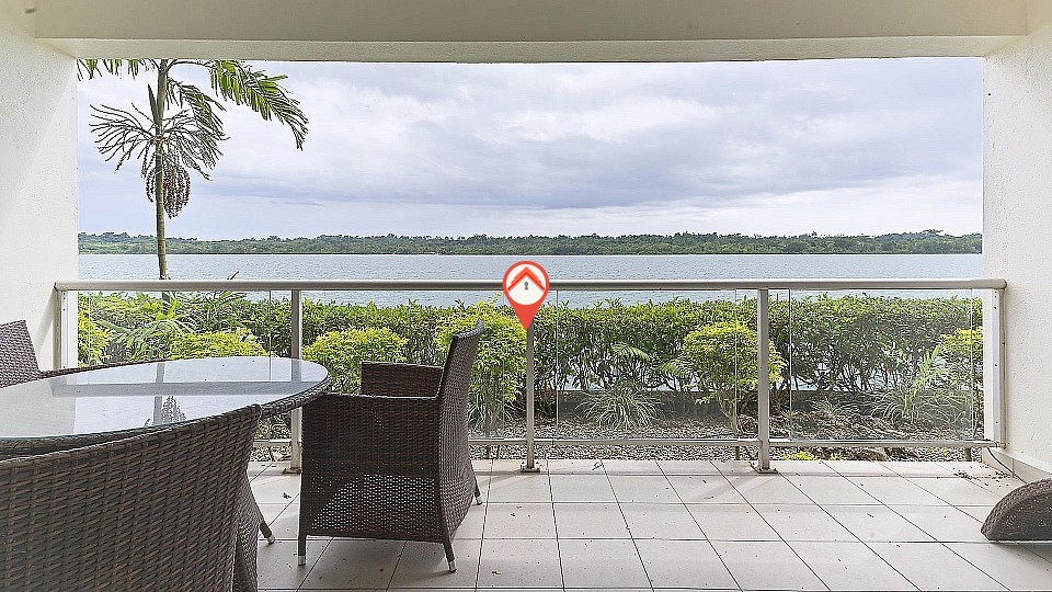 Lagoon-front Apartment